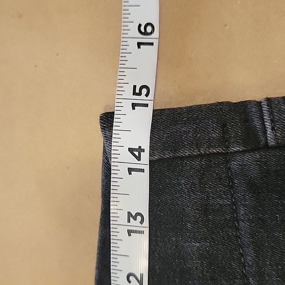 NYDJ Size M Washed Black Denim Pull On Pants - Picture 3 of 12